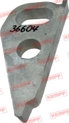 Preview: 36604 Zurring, klappbar, verzinkt, 120 mm
